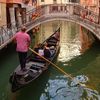 Gondoljär i Venedig