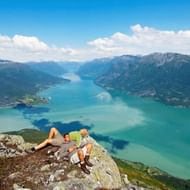 Wonderful panorama views from Molden