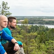 Wanderpause mit Aussicht