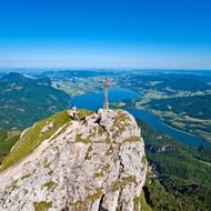 Schafberg med utsikt på Mondsee