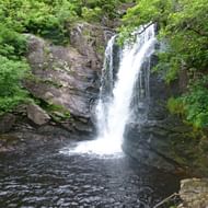 Mystischer Wasserfall am West Highland Way