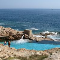Mysig strand Costa Brava