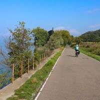 Cykelväg längs Bodensjön
