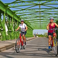 Korsning över stålsbron