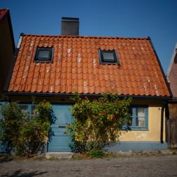 Old, charming houses in Visby