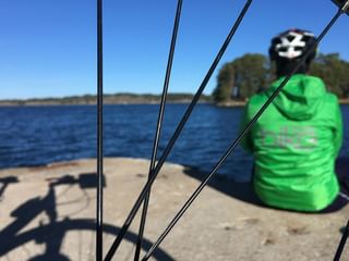 Vänta på färjan till Sandhamn
