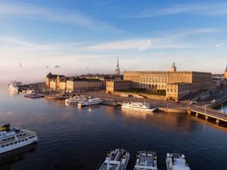 Das königliche Schloss in Stockholm
