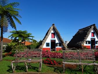 Typiskt hus i Santana