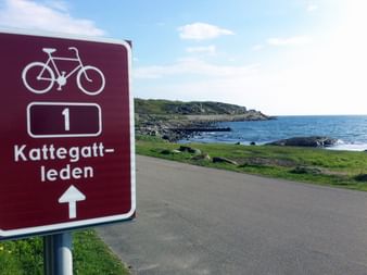 Skyltning längs Kattegattleden