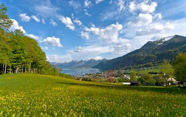 Vandring vid Wolfgangsee