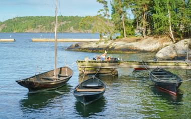 Båtar i skärgården