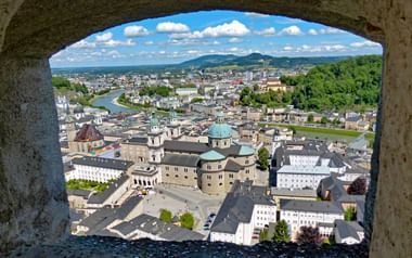 Utsikt över Salzburg