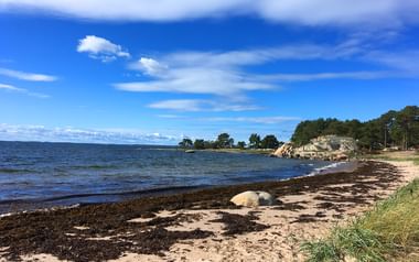 Beach on the island of Sandhamn