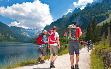 Lätt vandring runt Gosausee