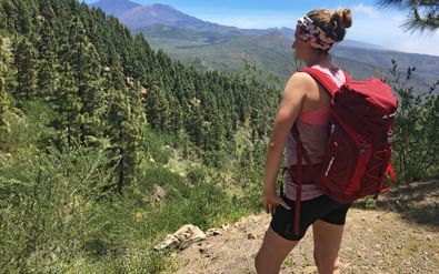 Vandrare i Teide nationalpark