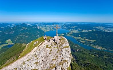 Schafberg med utsikt på Mondsee