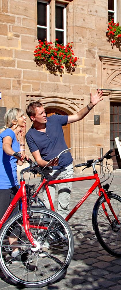 Radpause in Ansbach
