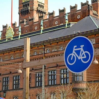 Cykelvägskyltning i Köpenhamn