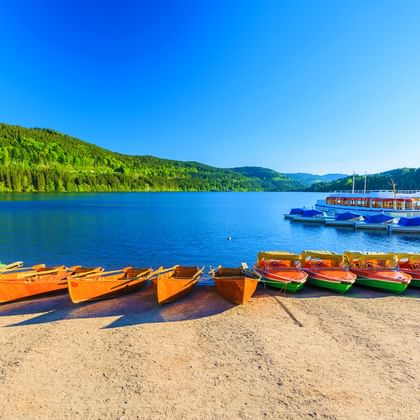 Båtar vid Titisee