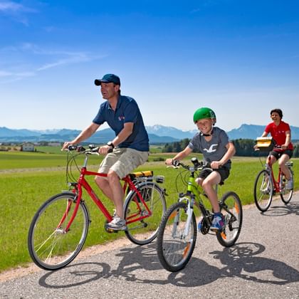 Cykelresa med barn runt Salzburg