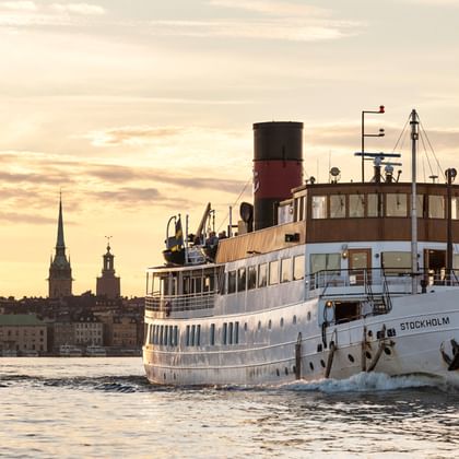 Båt i Stockholm