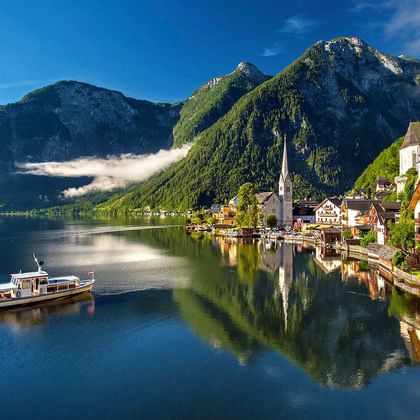 Hallstatt vid Hallstätter See