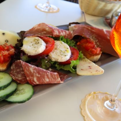 Lunch längs vägen