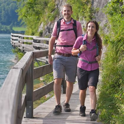 Sjökantsvandring från St. Gilgen till Wolfgangsee