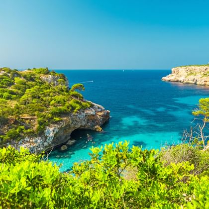 Ljuvlig bukt på Mallorca