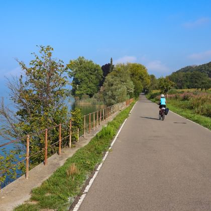 Cykelväg längs Bodensjön