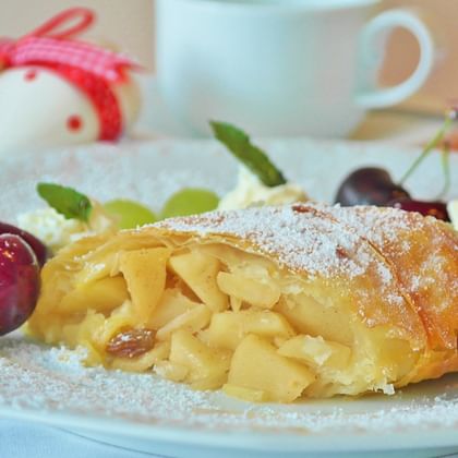 Österrikisk äppelstrudel