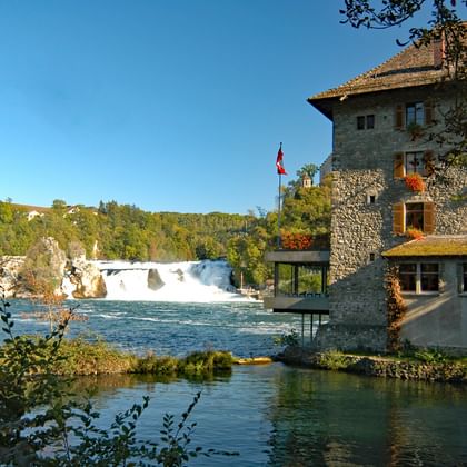 Rheinfall in Schaffhausen am Bodensee