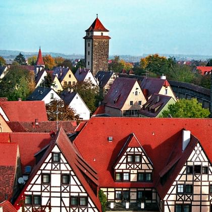 Häuser von Rothenburg