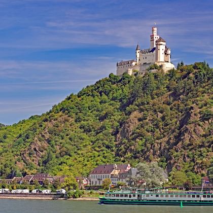 Marksborg i Braubach vid Rhein