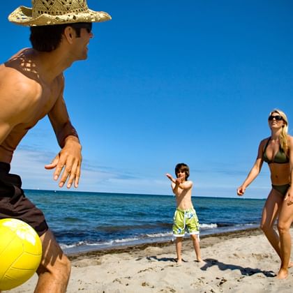 Beachvolleyball på Timmendorfer Strand