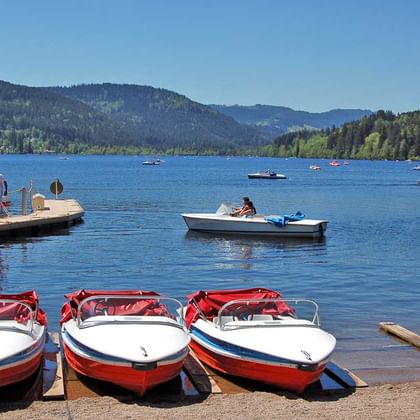 Båtar vid Titisee