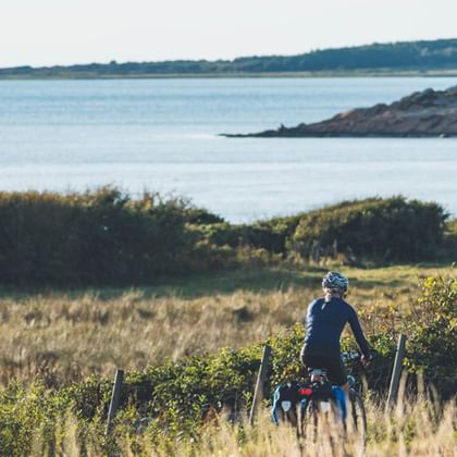 Radtour mit Meerblick