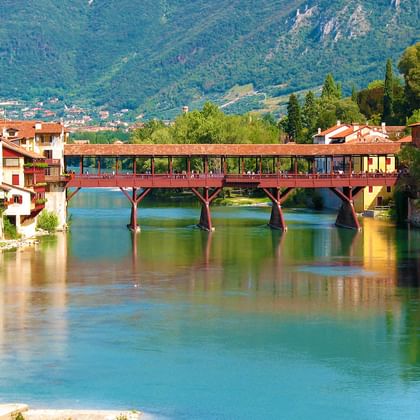 Fluss in Bassano del Grappa