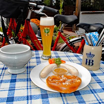 Tysk weisswurst och veteöl
