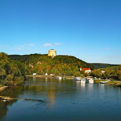 Blick auf Kelheim an der Donau