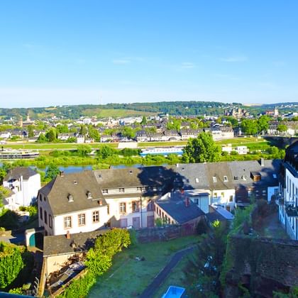Underbar panorama över Trier