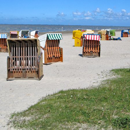 Strandkorgar i Ostfriesland