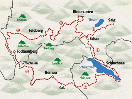 Wandern Schwarzwald Karte
