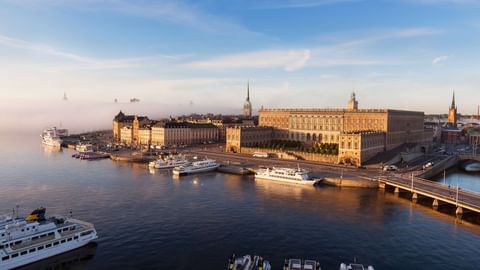 Das königliche Schloss in Stockholm
