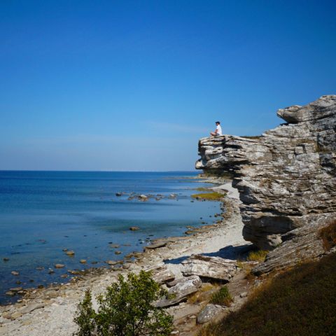 Herrliche Aussicht vom Hoburgsgubben an der Südspitze Gotlands
