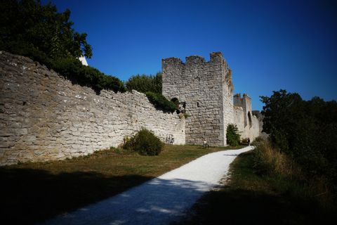Medieval city wall in Visby