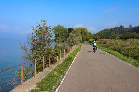Cykelväg längs Bodensjön