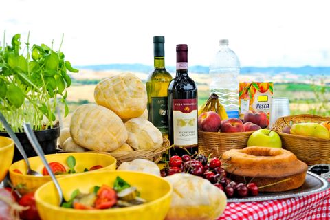 Picknick med italienska specialiteter