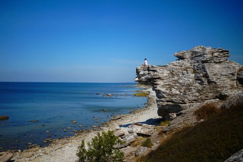 Unique views from Hoburgsgubbe in Southern Gotland