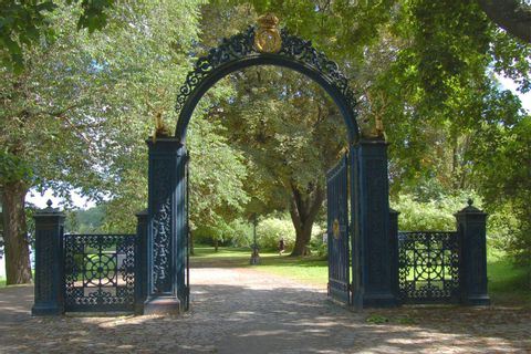 Blå porten auf Djurgården